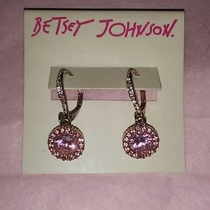Betsey Johnson Halo Earrings